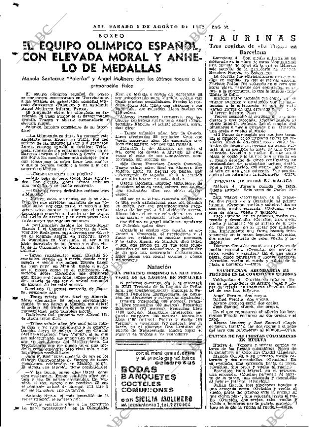 ABC MADRID 05-08-1972 página 52