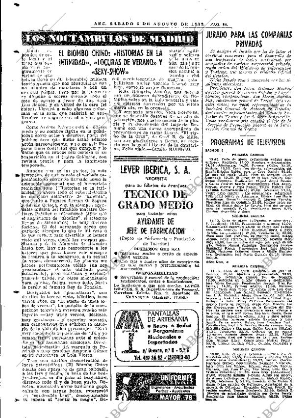 ABC MADRID 05-08-1972 página 54