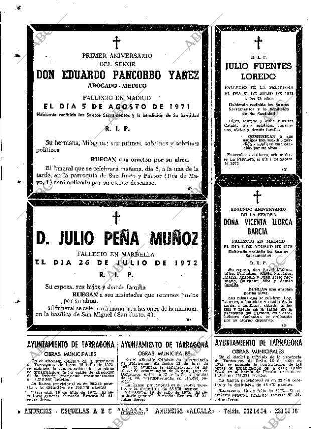 ABC MADRID 05-08-1972 página 66