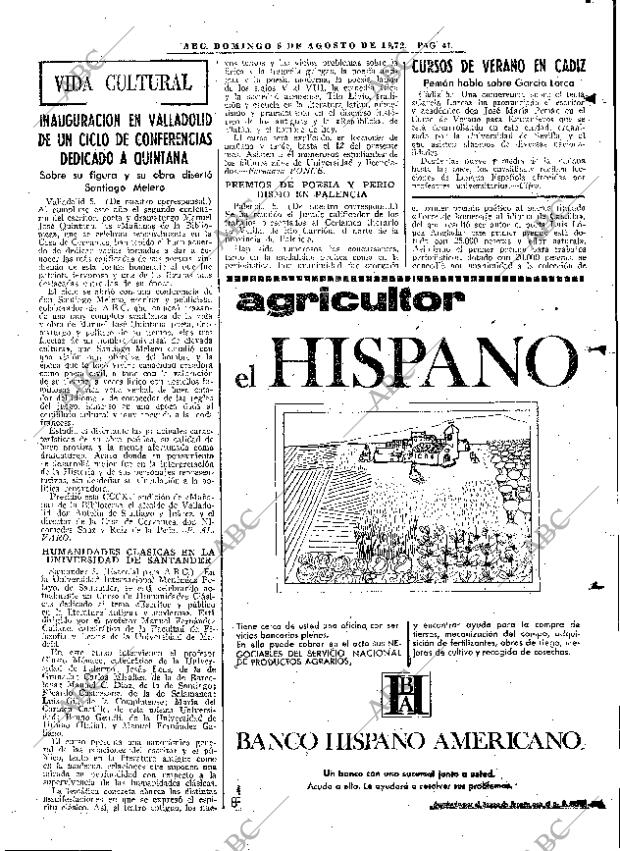 ABC MADRID 06-08-1972 página 41