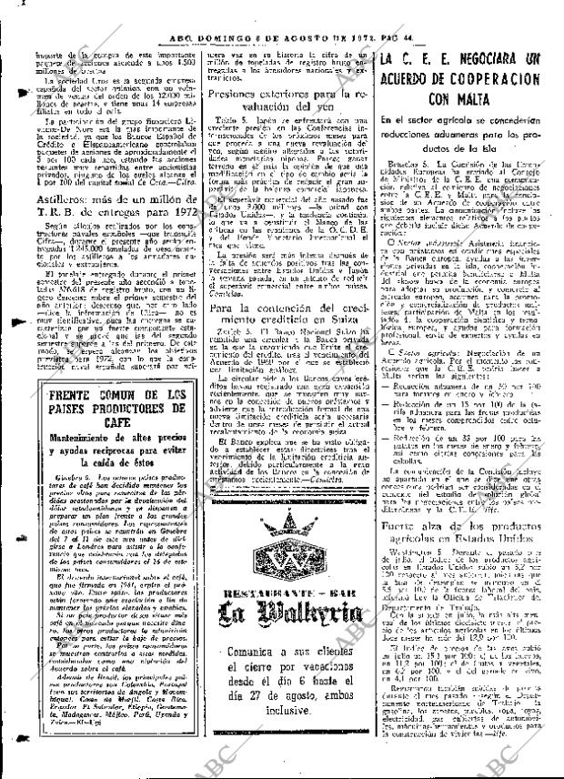 ABC MADRID 06-08-1972 página 44