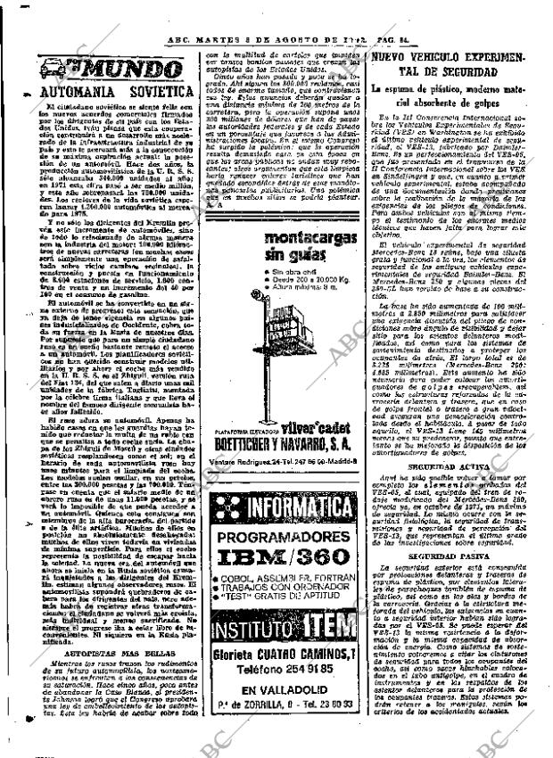 ABC MADRID 08-08-1972 página 54