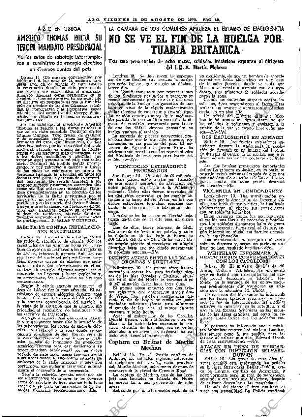 ABC MADRID 11-08-1972 página 19