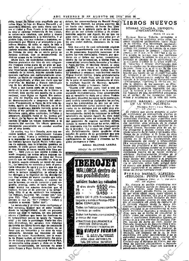 ABC MADRID 11-08-1972 página 38