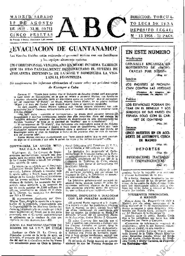 ABC MADRID 12-08-1972 página 13