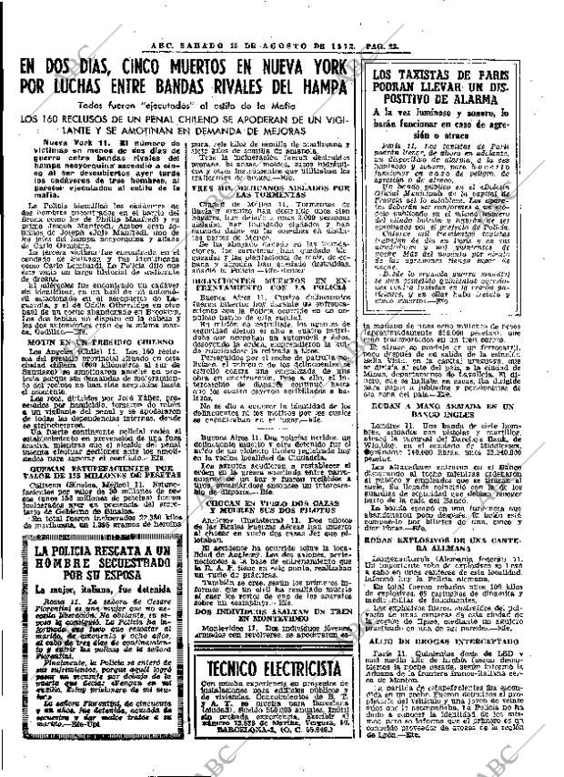 ABC MADRID 12-08-1972 página 22
