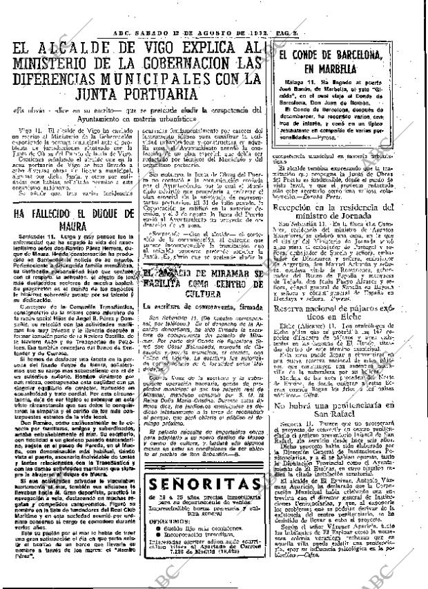 ABC MADRID 12-08-1972 página 23