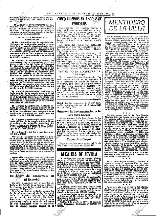 ABC MADRID 12-08-1972 página 30