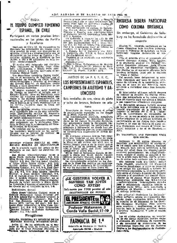 ABC MADRID 12-08-1972 página 46