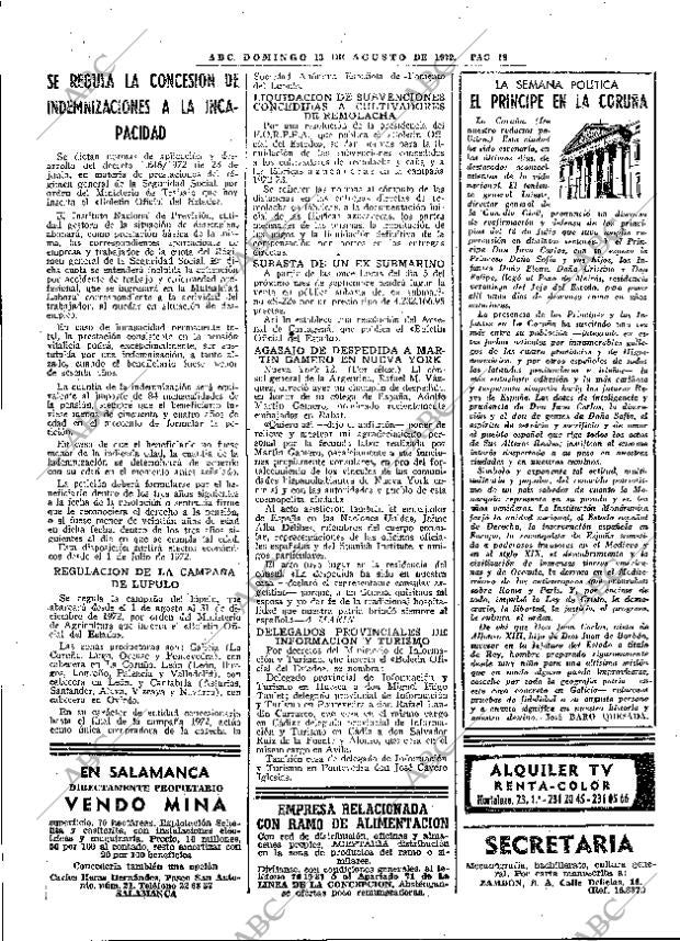 ABC MADRID 13-08-1972 página 18