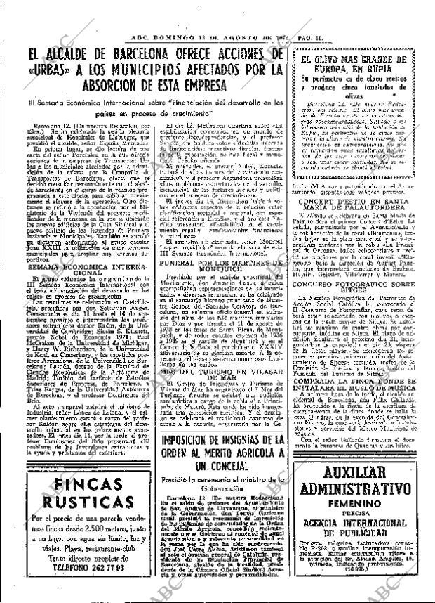 ABC MADRID 13-08-1972 página 30