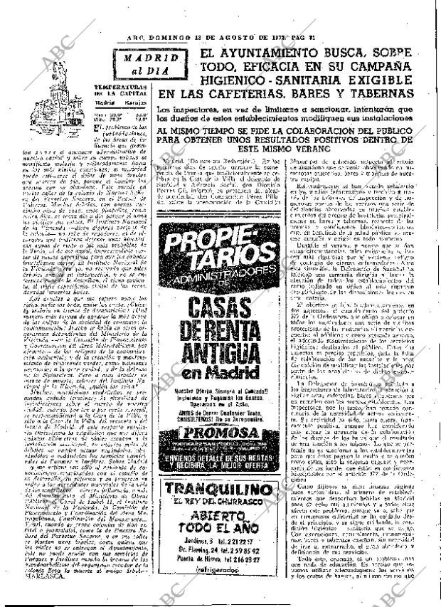 ABC MADRID 13-08-1972 página 31