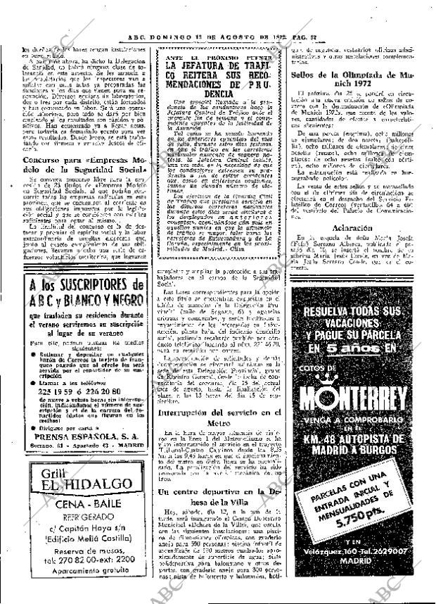 ABC MADRID 13-08-1972 página 32