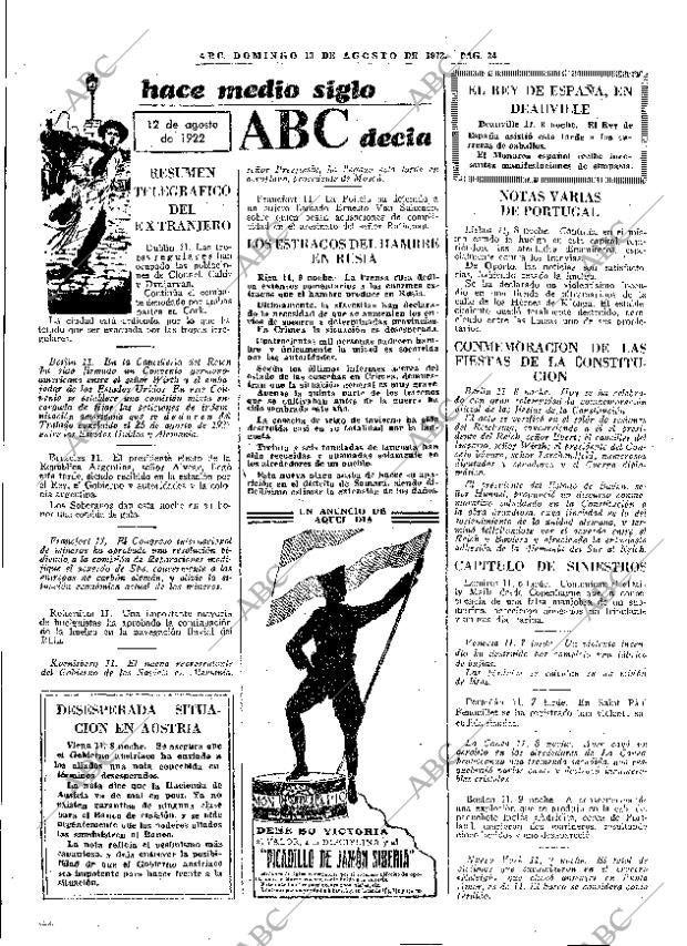 ABC MADRID 13-08-1972 página 34