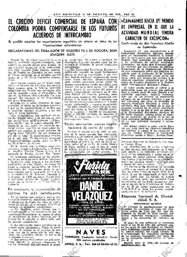 ABC MADRID 13-08-1972 página 41