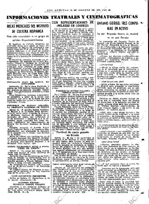 ABC MADRID 13-08-1972 página 47