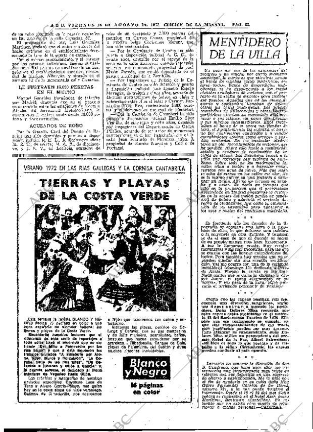 ABC MADRID 18-08-1972 página 33