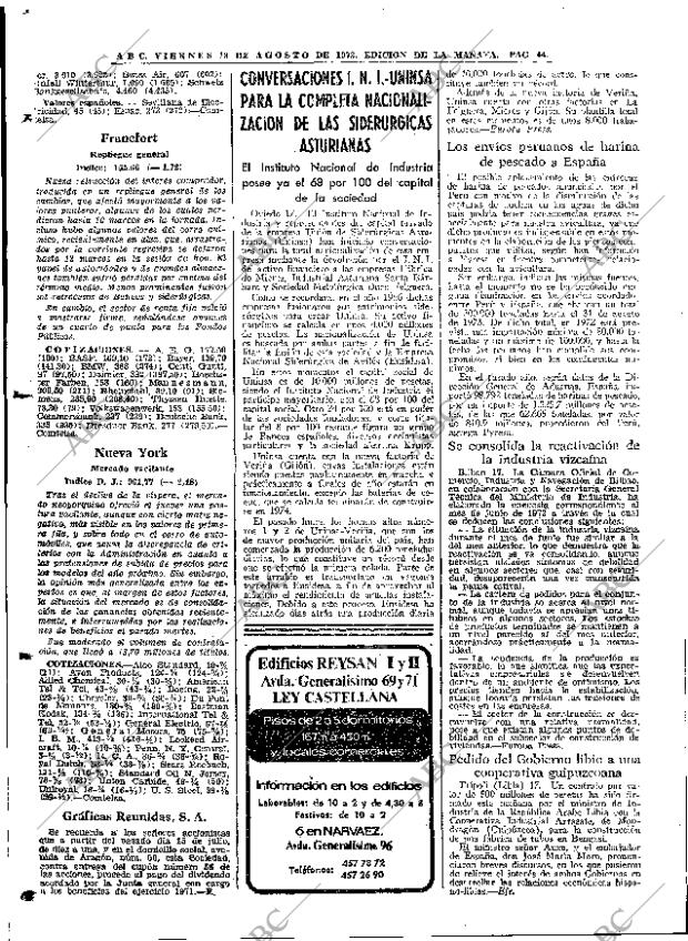 ABC MADRID 18-08-1972 página 44