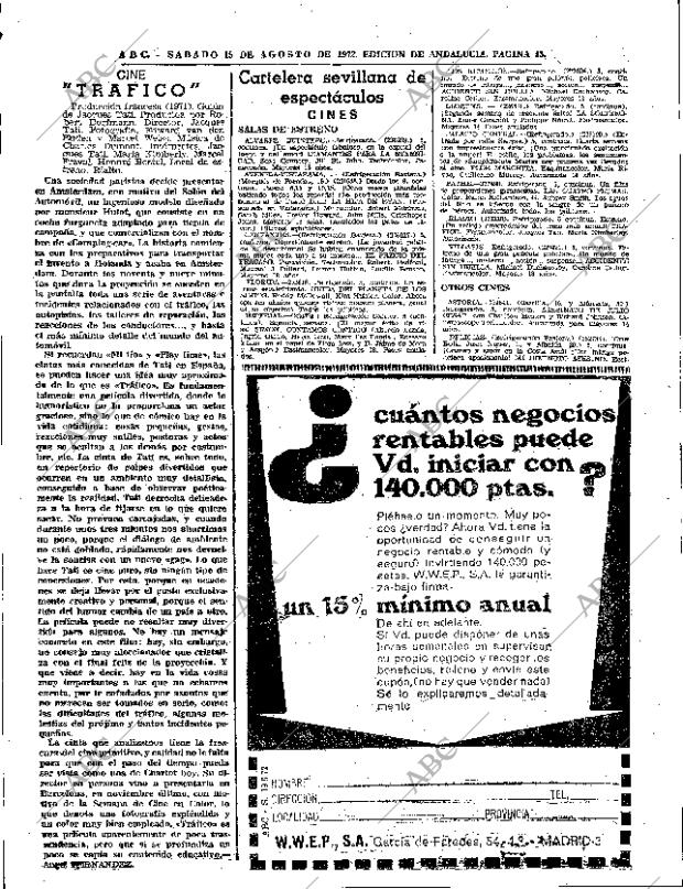 ABC SEVILLA 19-08-1972 página 43
