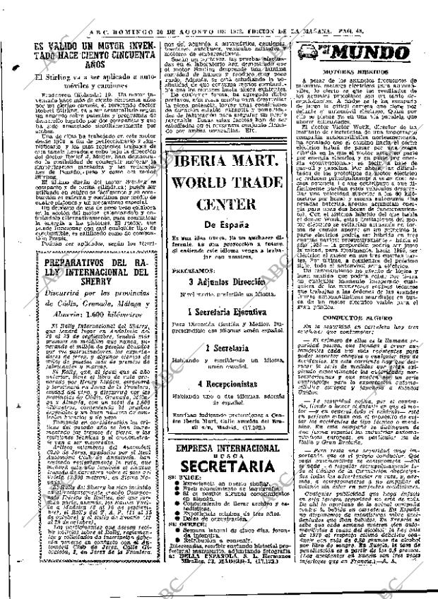 ABC MADRID 20-08-1972 página 48
