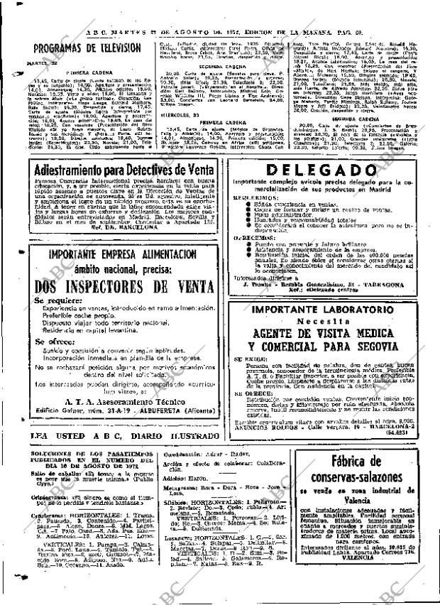 ABC MADRID 22-08-1972 página 60