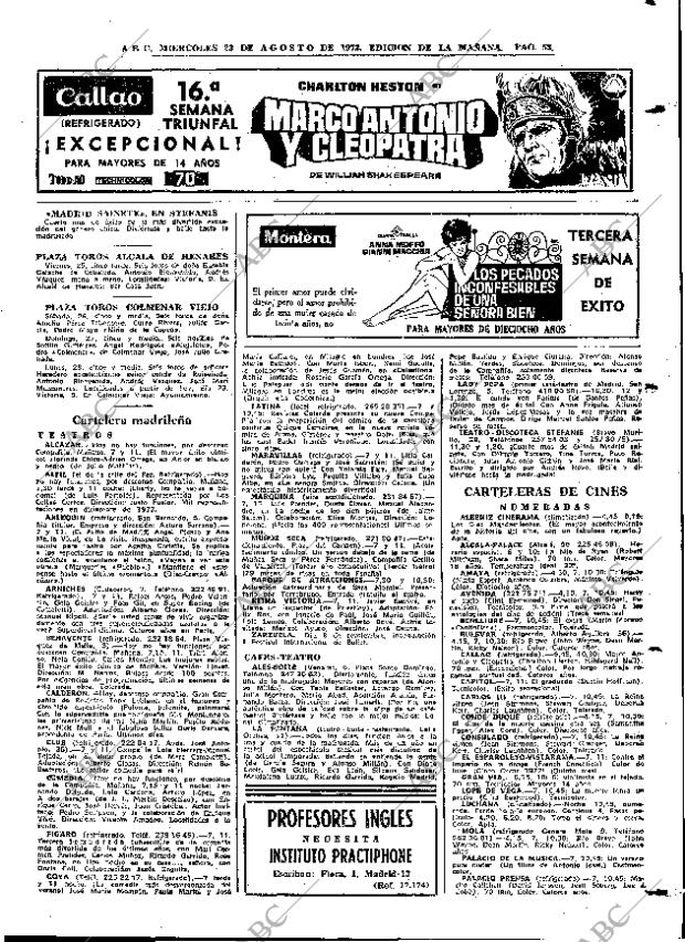 ABC MADRID 23-08-1972 página 53