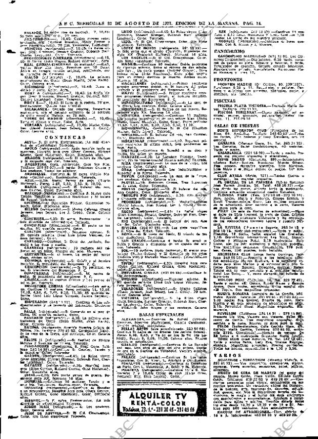 ABC MADRID 23-08-1972 página 54