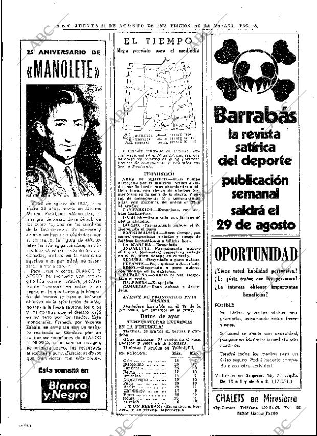 ABC MADRID 24-08-1972 página 38