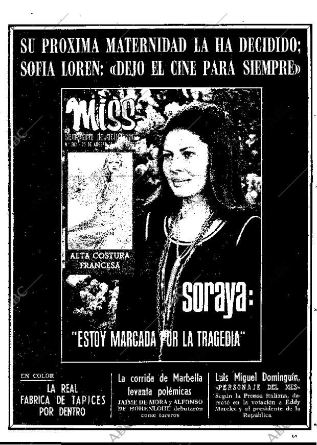 BLANCO Y NEGRO MADRID 26-08-1972 página 51