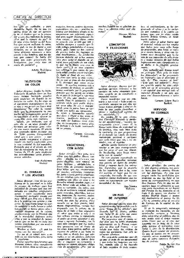 BLANCO Y NEGRO MADRID 26-08-1972 página 6