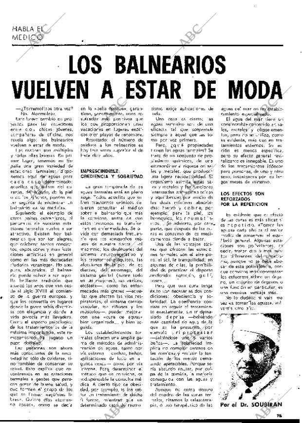 BLANCO Y NEGRO MADRID 26-08-1972 página 75