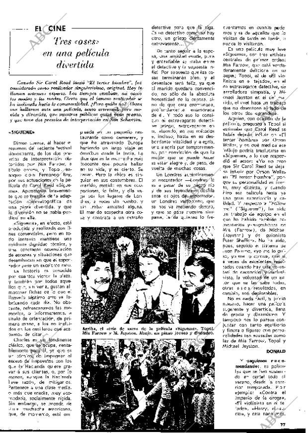 BLANCO Y NEGRO MADRID 26-08-1972 página 77