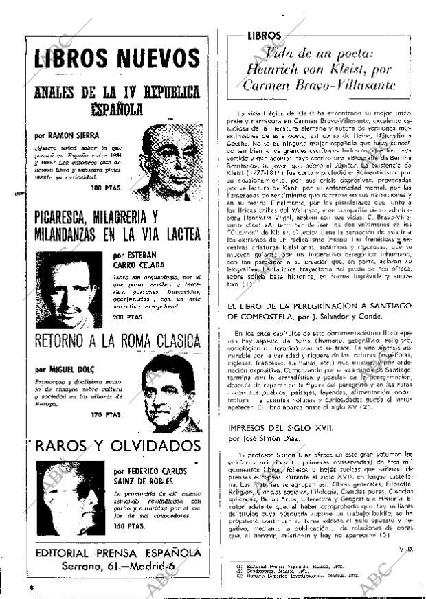BLANCO Y NEGRO MADRID 26-08-1972 página 8