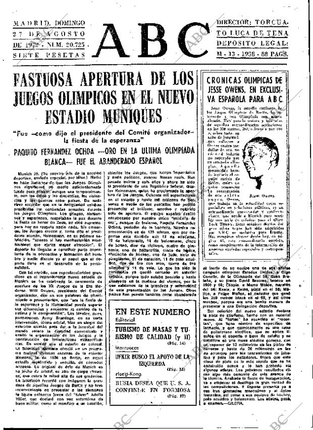 ABC MADRID 27-08-1972 página 13