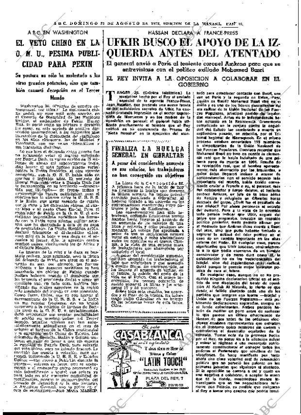 ABC MADRID 27-08-1972 página 15