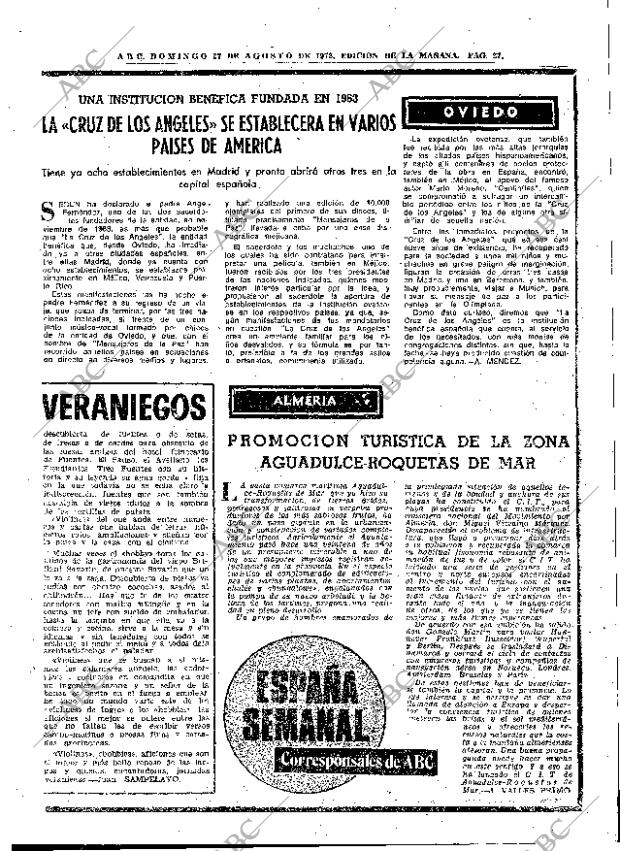ABC MADRID 27-08-1972 página 27