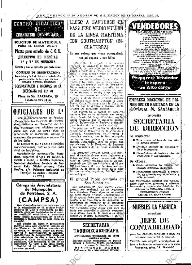ABC MADRID 27-08-1972 página 32