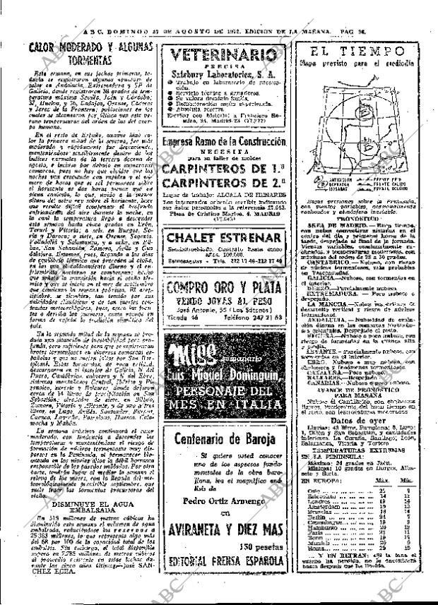 ABC MADRID 27-08-1972 página 36