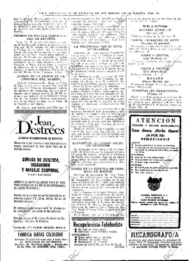 ABC MADRID 27-08-1972 página 38