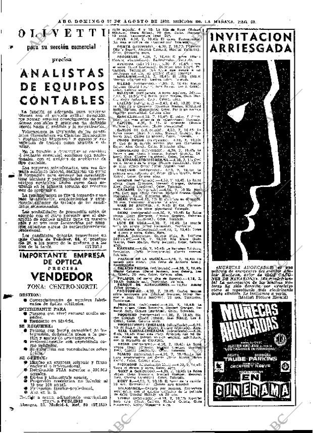 ABC MADRID 27-08-1972 página 60