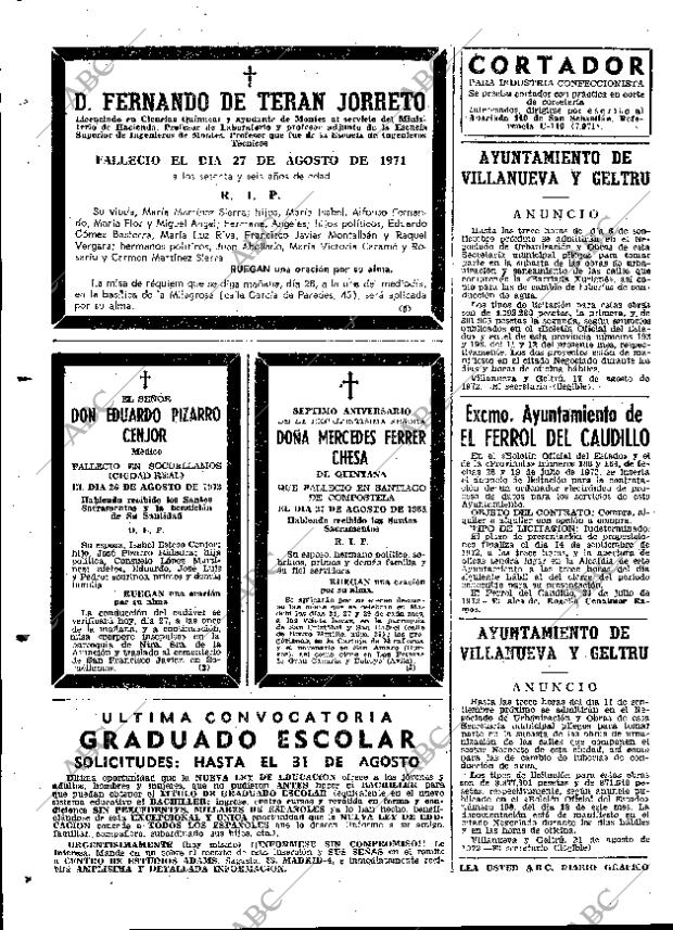 ABC MADRID 27-08-1972 página 74