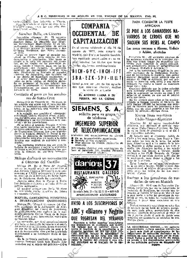 ABC MADRID 30-08-1972 página 26