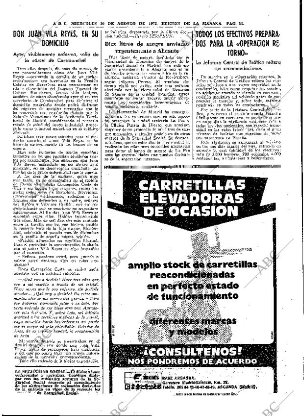 ABC MADRID 30-08-1972 página 31