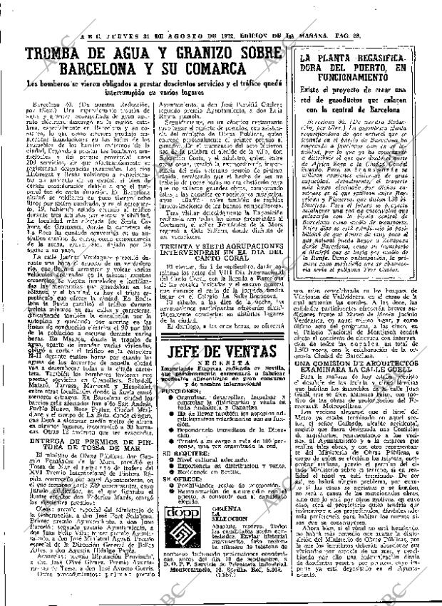 ABC MADRID 31-08-1972 página 28