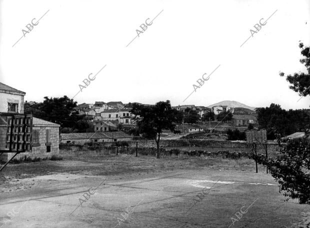 Vista parcial del pueblo Espinar (Segovia)