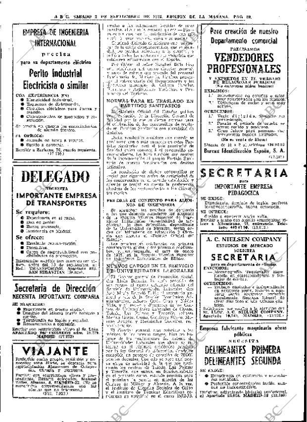 ABC MADRID 02-09-1972 página 20