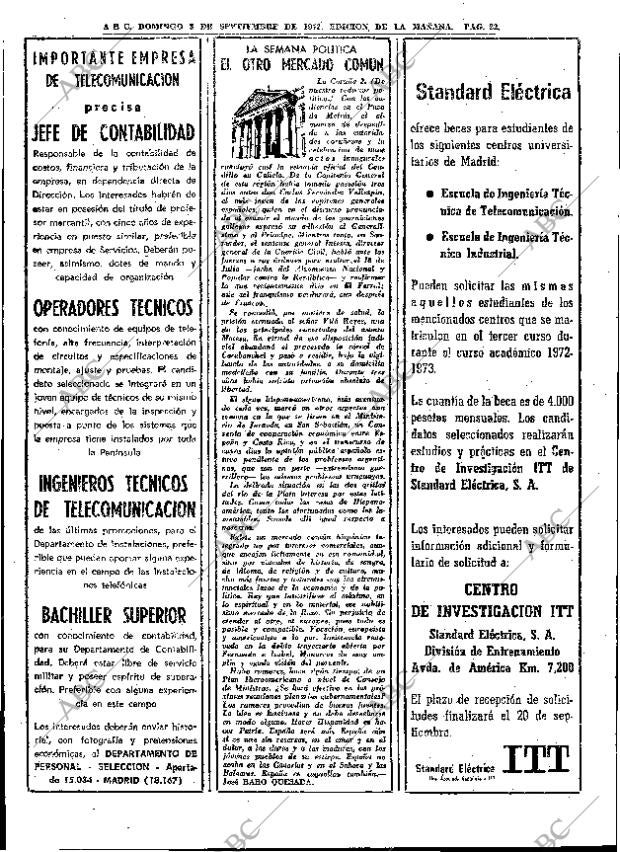 ABC MADRID 03-09-1972 página 22