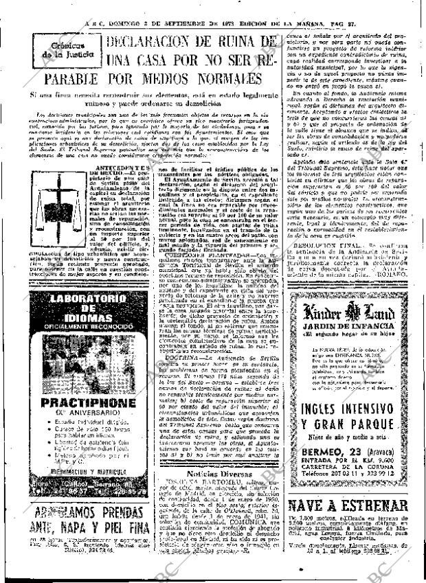 ABC MADRID 03-09-1972 página 27
