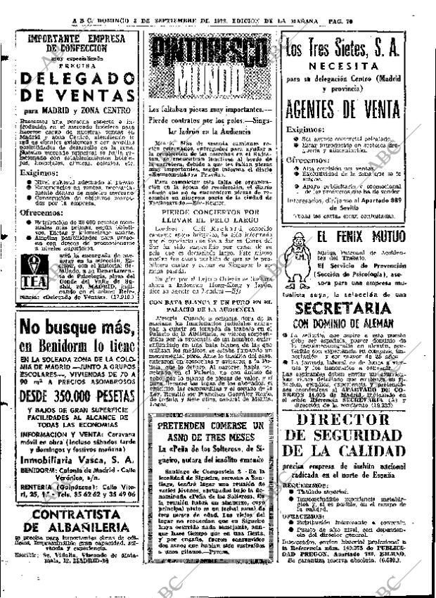 ABC MADRID 03-09-1972 página 70