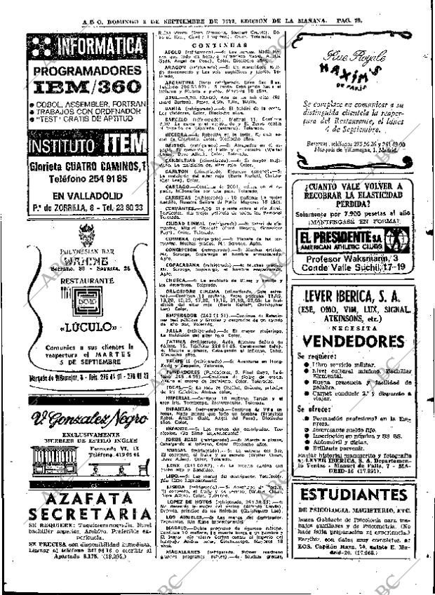 ABC MADRID 03-09-1972 página 79
